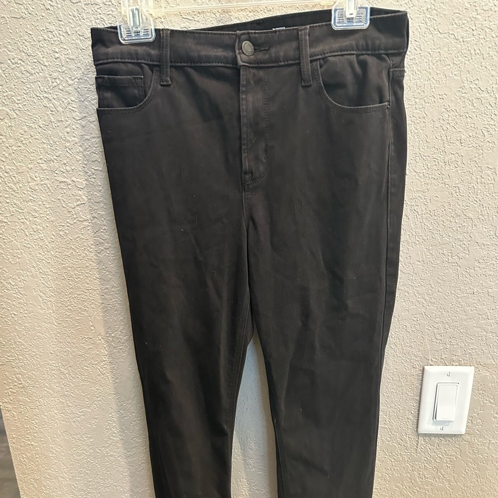 Old Navy Rockstar Black Super Skinny High Rise Jeans Women’s size 10